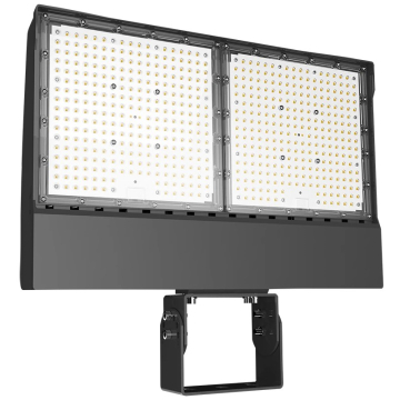 RAB X17 LED Flood Light - Trunnion Mount - Photocell - 250 | 350 | 450W - 4000K - 120-277V - Bronze