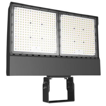 RAB X17 LED Flood Light - Trunnion Mount - Photocell - 250 | 350 | 450W - 5000K - 120-277V - Bronze