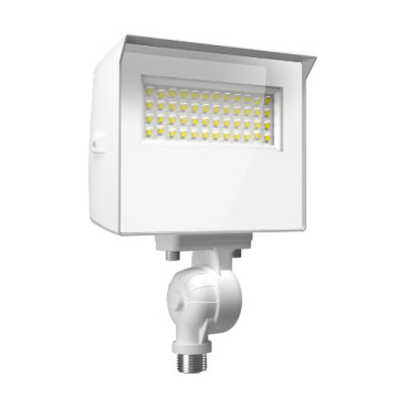 RAB X22 LED Flood Light - 10 | 13 | 17 | 20W - Wattage & CCT Selectable - Dual Mount - Photocell - 120-277V - White
