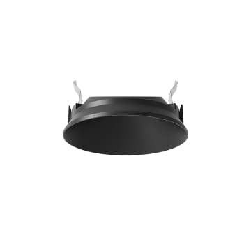 DMF Lighting X-Series 2" Round Adjustable Beveled Flangeless Trim - Black