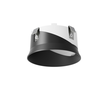 DMF Lighting X-Series 2" Round Downlight Wall Wash Flangeless Trim - Black