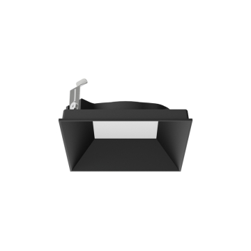 DMF Lighting X-Series 2" Square Adjustable Beveled Flangeless Trim - Black