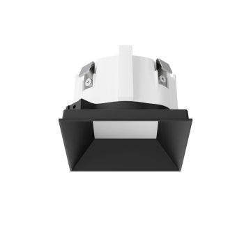 DMF Lighting X-Series 2" Square Downlight Beveled Flangeless Trim - Black