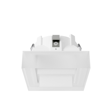 DMF Lighting X-Series 2" Square Downlight Decorative Open Trim - White
