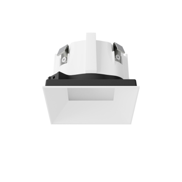 DMF Lighting X-Series 2" Square Downlight Beveled Flangeless Trim - White