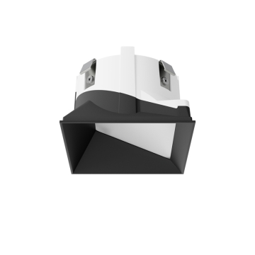 DMF Lighting X-Series 2" Square Downlight Wall Wash Flangeless Trim - Black
