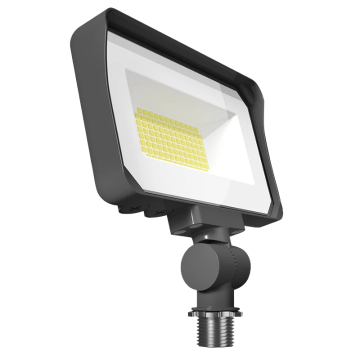 RAB X34 LED Flood Light - 20 | 25 | 35W - CCT Selectable - Knuckle Mount - 120-277V - Bronze