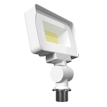 RAB X34 LED Flood Light - 10 | 13 | 16W - CCT Selectable - Knuckle Mount - 120-277V - White