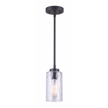 Canarm Newport 1-Light Pendant - 120V - Black