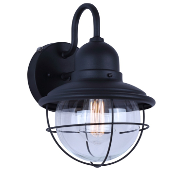 Canarm Alaric 1-Light Outdoor Lantern - 120V - Black
