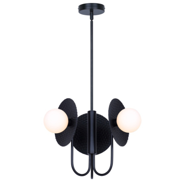 Canarm Mierka 3-Light Chandelier - 120V - Black