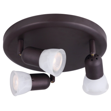 Canarm James 3-Light Fixed Track Light - 120V - Oil Rubbed Bronze