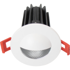 Lotus 2" LED Recessed Downlight - 8W - 3000K - 600 Lumens - Diamond Reflector - Wall Wash Trim - 120V