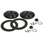 SATCO|NUVO 2-Light Die Cast Mounting Plate - Matte Black