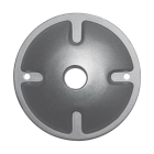 SATCO|NUVO 1-Light Die Cast Mounting Plate - Light - Gray
