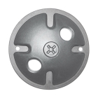SATCO|NUVO 2-Light Die Cast Mounting Plate - Light - Gray
