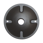 SATCO|NUVO 1-Light Die Cast Mounting Plate - Dark Gray