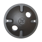 SATCO|NUVO 2-Light Die Cast Mounting Plate - Dark Gray