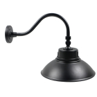 SATCO|NUVO LED Gooseneck Fixture - 30 | 40 | 50W - CCT Selectable - 120-277V - Black - Photocell