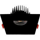 Lotus 4" Square Recessed High Output LED Downlight - 15W - 3000K - 960 Lumens - 120V - Black