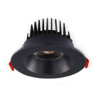 Lotus 4" Round Recessed High Output LED Downlight - 15W - 4000K - 1,050 Lumens - 120V - Black