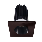 Lotus 2" LED Recessed Downlight - 8W - 4000K - 620 Lumens - Black Reflector - Square Bronze Trim - 120V