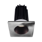 Lotus 2" LED Recessed Downlight - 8W - 4000K - 620 Lumens - Bronze Reflector - Square Chrome Trim - 120V