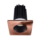Lotus 2" LED Recessed Downlight - 8W - 2700K - 580 Lumens - Bronze Reflector - Square Copper Trim - 120V