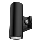 RAB CD34 4" LED Wall Mount Cylinder - Photocell - 12 | 16 | 20W - CCT Selectable - 120-277V - Black