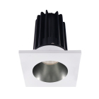 Lotus 2" LED Recessed Downlight - 8W - CCT Selectable - Chrome Reflector - Square White Trim - 120V