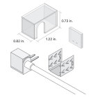 DiodeLED Field Connector for LINAIRE Flex Top Bend - Side Entry