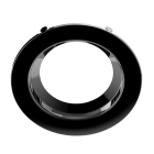 RAB Round Smooth Trim Insert for 4" Retrofit Downlights - Black
