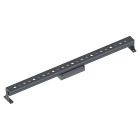 Westgate DMX 512 Compatible RGBW Linear Flood Light - 36W - RGBW - 1,600 Lumens - 120-277V - Black