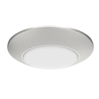 RAB 12W 4" Round Economy LED Surface Mount - Brushed Nickel - 4000K - 750 Lumens - 120V