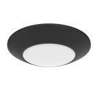 RAB 12W 4" Round Economy LED Surface Mount - Black - 4000K - 750 Lumens - 120V