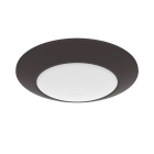 RAB 16W 6" Round Economy LED Surface Mount - Bronze - 4000K - 1,000 Lumens - 120V