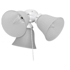 Maxim Lighting 3-Light Ceiling Fan Light Kit - Matte White