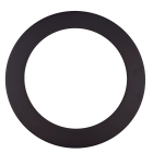 Westgate 6" Round Trim For FML-R6 Series - Black