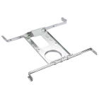 Lotus Flanged Rough-In Plate with Hanger Bars for 2 1/2" Recessed Downlights