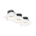 DALS Revolve Trio Regressed LED Gimbal Downlight - 3.5