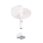 Green Creative Slope Ceiling Canopy Stem for Atom and Orbit Series Track Lighting - White