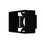 Green Creative Orbit Series Large Barn Doors - Black