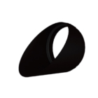 Green Creative Orbit Series Small Wall Wash - Black