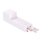 Green Creative Surface Conduit End Feed for Atom and Orbit Series Track Lighting - White