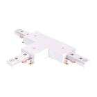 Green Creative T-Connector for Atom and Orbit Series Track Lighting - Reverse Polarity - Black
