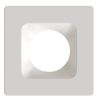 RAB 4" Square White / Smooth Reflector Trim for HA4 LED Downlights