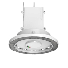 Litetronics Round LED High Bay - 4,000 Lumens - 30W - 5000K - Battery Backup - 120-480V