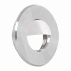Westgate IGL Round Aluminum Trim with Scoop for 1W Fixtures - Brushed Nickel