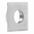 Westgate IGL Square Stainless Steel Trim with Round Opening for 1W Fixtures - Brushed