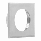 Westgate IGL Square Stainless Steel Trim with Round Opening for 3W Fixtures - Brushed